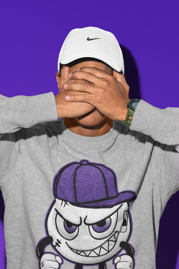 Jordan 13 Court Purple Sneaker Match Tees Mischief Emoji Sneaker Tees Jordan 13 Court Purple Sneaker Release Tees Unisex Shirts
