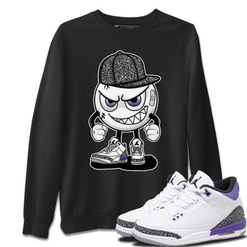 Jordan 3 Dark Iris Sneaker Match Tees Mischief Emoji Sneaker Tees Jordan 3 Dark Iris Sneaker Release Tees Unisex Shirts