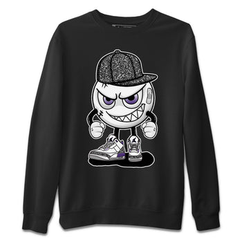 Jordan 3 Dark Iris Sneaker Match Tees Mischief Emoji Sneaker Tees Jordan 3 Dark Iris Sneaker Release Tees Unisex Shirts