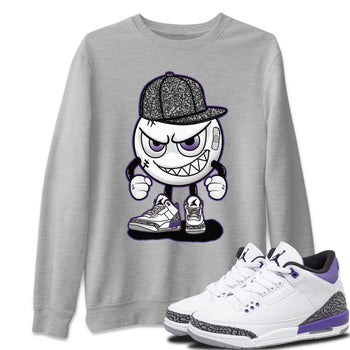Jordan 3 Dark Iris Sneaker Match Tees Mischief Emoji Sneaker Tees Jordan 3 Dark Iris Sneaker Release Tees Unisex Shirts