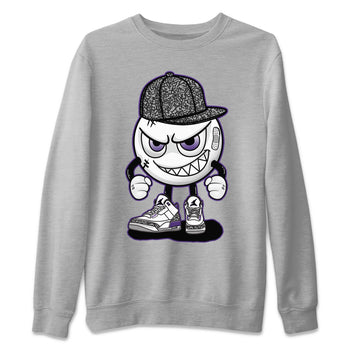 Jordan 3 Dark Iris Sneaker Match Tees Mischief Emoji Sneaker Tees Jordan 3 Dark Iris Sneaker Release Tees Unisex Shirts