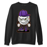 Jordan 4 Canyon Purple Sneaker Match Tees Mischief Emoji Sneaker Tees Jordan 4 Canyon Purple Sneaker Release Tees Unisex Shirts