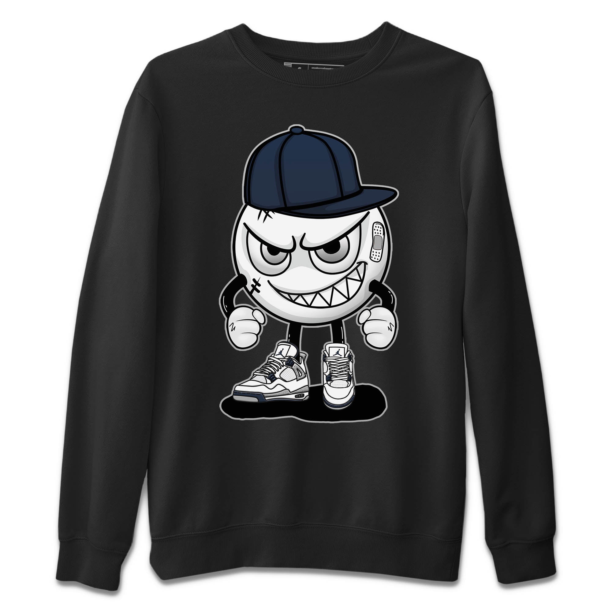 Jordan 4 Midnight Navy Sneaker Match Tees Mischief Emoji Sneaker Tees Jordan 4 Midnight Navy Sneaker Release Tees Unisex Shirts