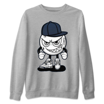 Jordan 4 Midnight Navy Sneaker Match Tees Mischief Emoji Sneaker Tees Jordan 4 Midnight Navy Sneaker Release Tees Unisex Shirts