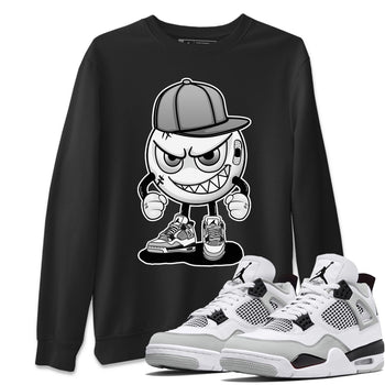 Jordan 4 Military Black Sneaker Match Tees Mischief Emoji Sneaker Tees Jordan 4 Military Black Sneaker Release Tees Unisex Shirts