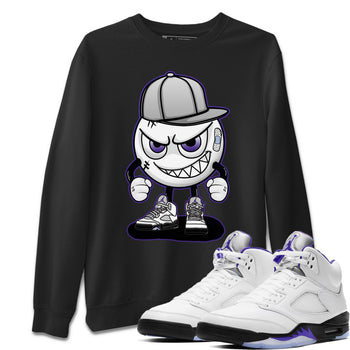 Jordan 5 Concord Sneaker Match Tees Mischief Emoji Sneaker Tees Jordan 5 Concord Sneaker Release Tees Unisex Shirts