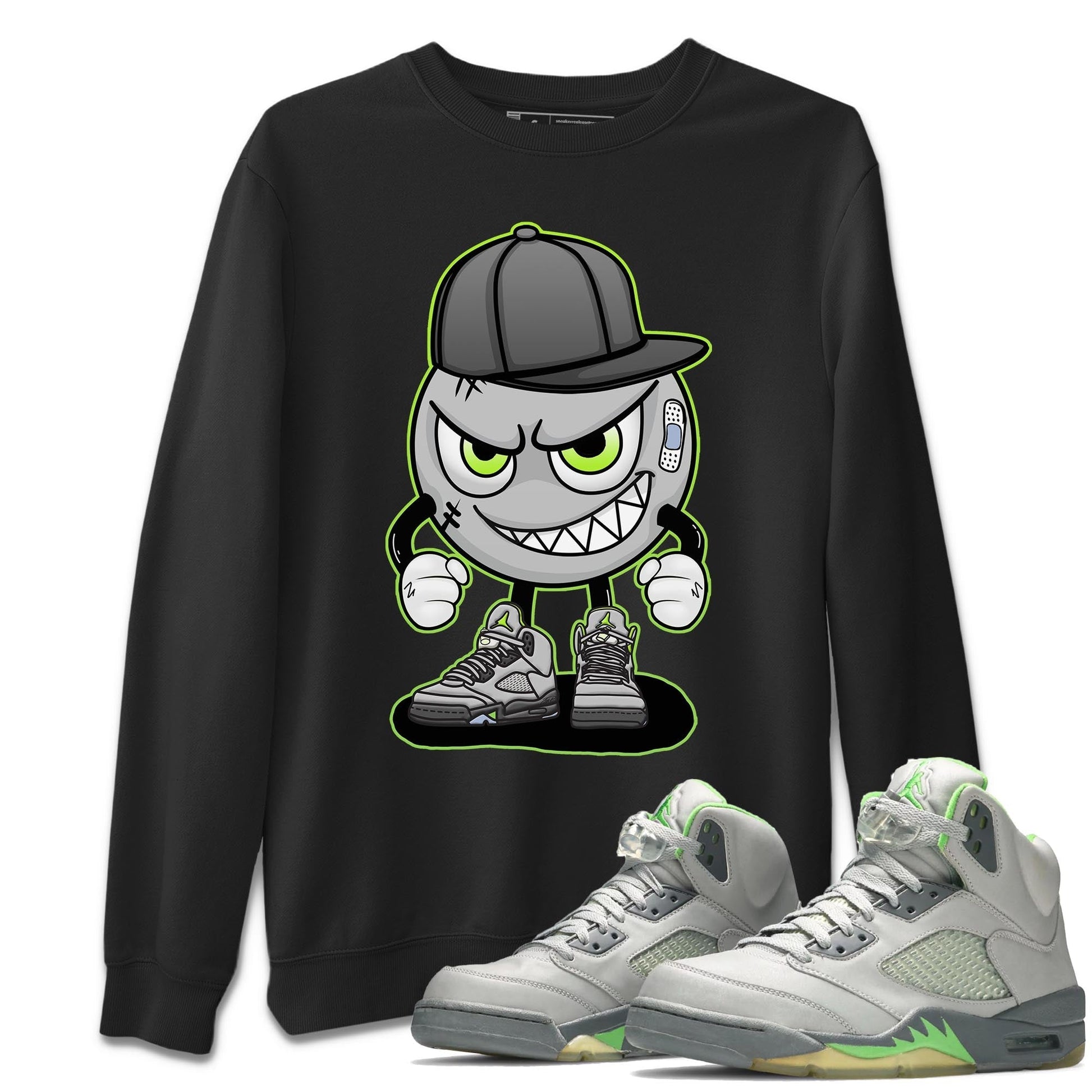 Jordan 5 Green Bean Sneaker Match Tees Mischief Emoji Sneaker Tees Jordan 5 Green Bean Sneaker Release Tees Unisex Shirts