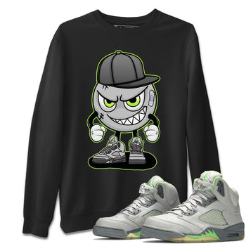 Jordan 5 Green Bean Sneaker Match Tees Mischief Emoji Sneaker Tees Jordan 5 Green Bean Sneaker Release Tees Unisex Shirts