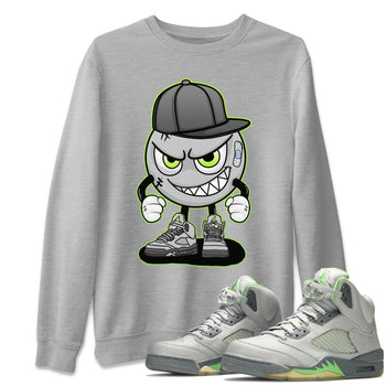 Jordan 5 Green Bean Sneaker Match Tees Mischief Emoji Sneaker Tees Jordan 5 Green Bean Sneaker Release Tees Unisex Shirts