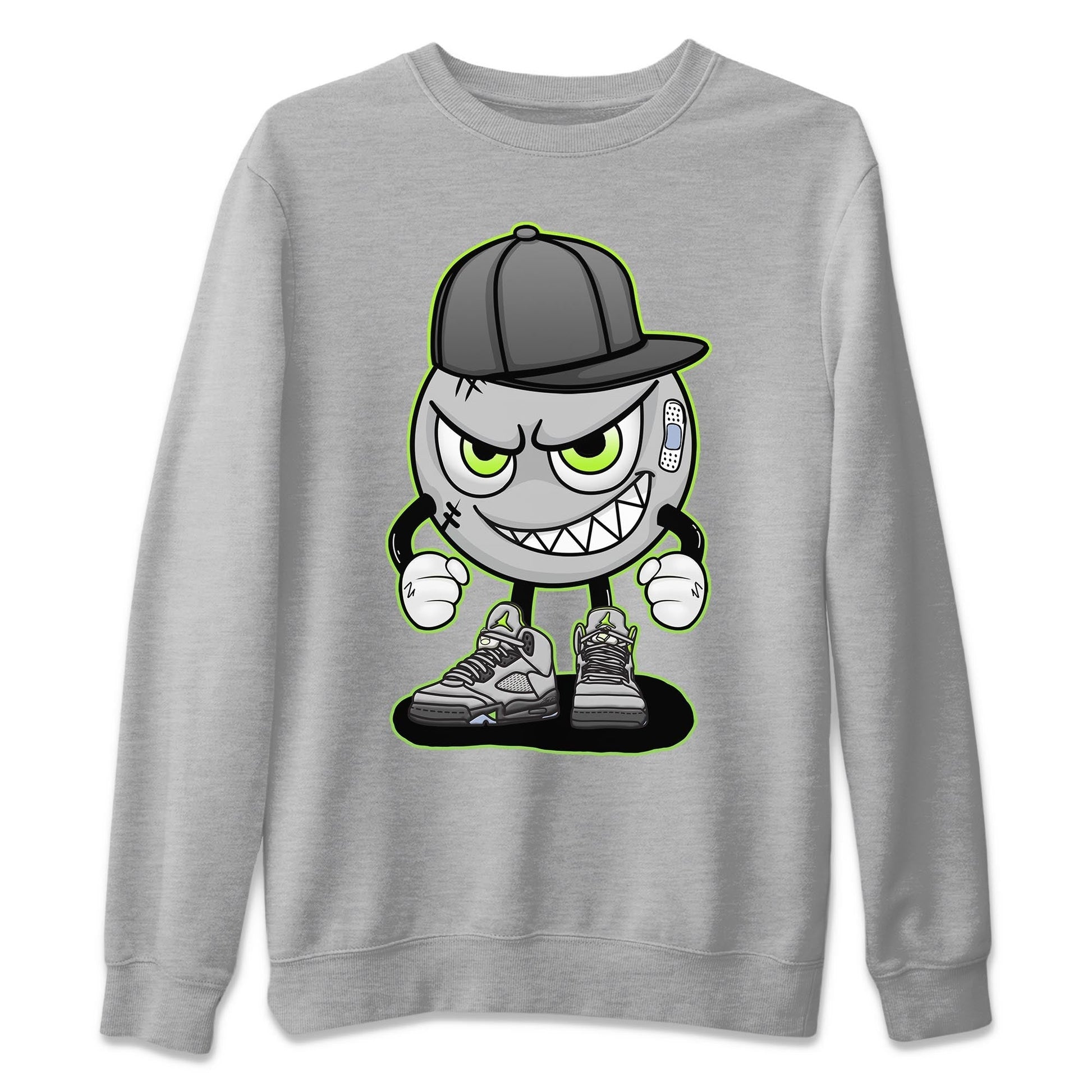 Jordan 5 Green Bean Sneaker Match Tees Mischief Emoji Sneaker Tees Jordan 5 Green Bean Sneaker Release Tees Unisex Shirts