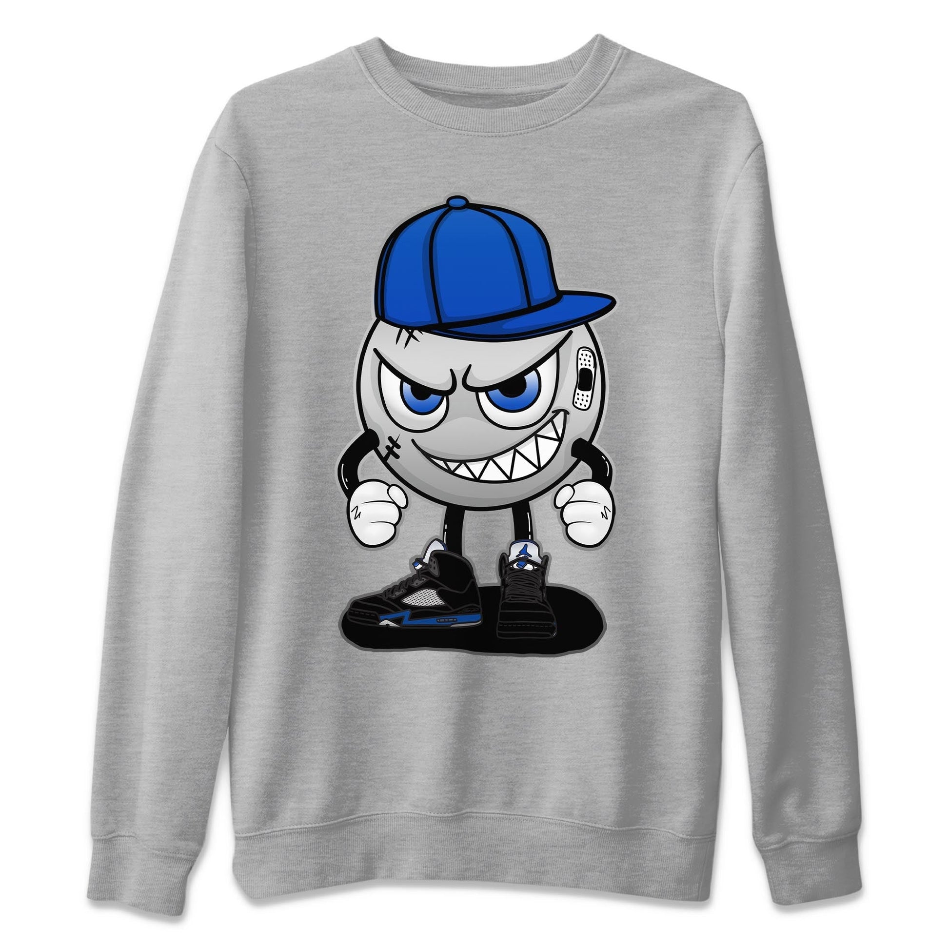 Jordan 5 Racer Blue Sneaker Match Tees Mischief Emoji Sneaker Tees Jordan 5 Racer Blue Sneaker Release Tees Unisex Shirts