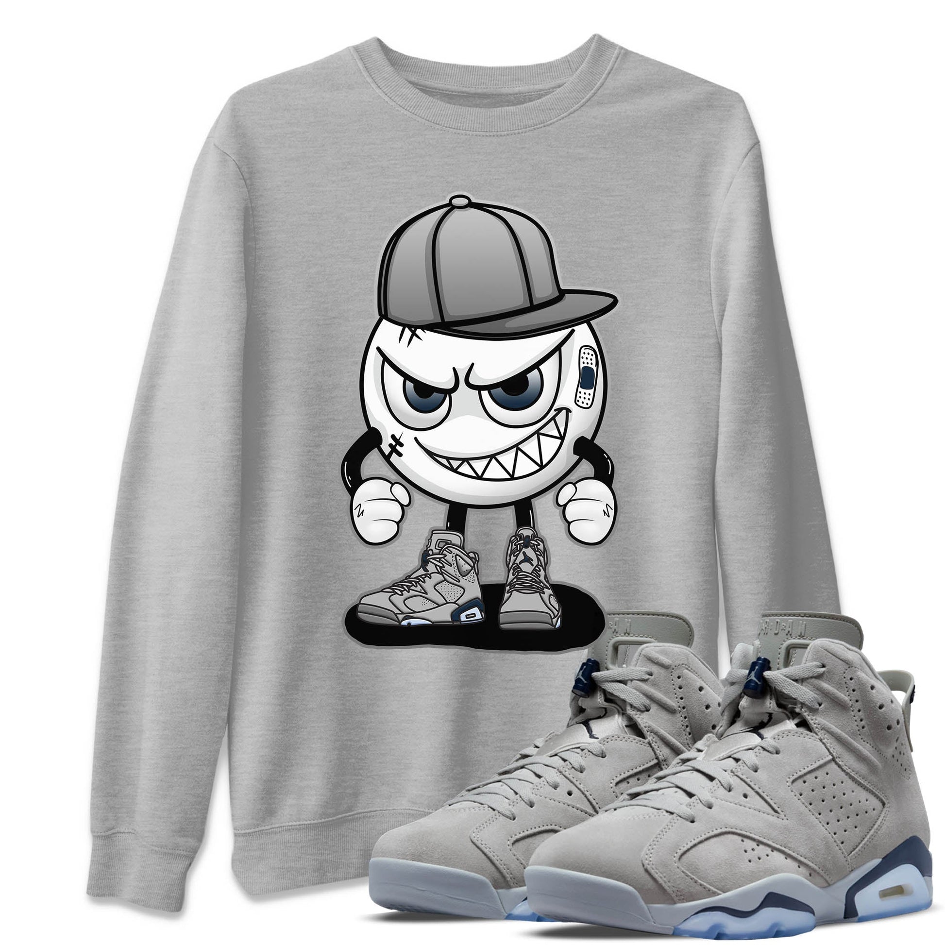 Jordan 6 Georgetown Sneaker Match Tees Mischief Emoji Sneaker Tees Jordan 6 Georgetown Sneaker Release Tees Unisex Shirts