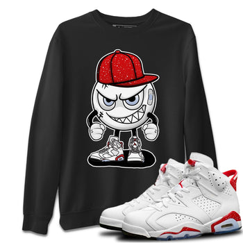 Jordan 6 Red Velvet Cookies Sneaker Match Tees Mischief Emoji Sneaker Tees Jordan 6 Red Velvet Cookies Sneaker Release Tees Unisex Shirts