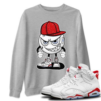 Jordan 6 Red Velvet Cookies Sneaker Match Tees Mischief Emoji Sneaker Tees Jordan 6 Red Velvet Cookies Sneaker Release Tees Unisex Shirts