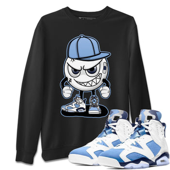 Jordan 6 UNC Sneaker Match Tees Mischief Emoji Sneaker Tees Jordan 6 UNC Sneaker Release Tees Unisex Shirts