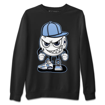 Jordan 6 UNC Sneaker Match Tees Mischief Emoji Sneaker Tees Jordan 6 UNC Sneaker Release Tees Unisex Shirts