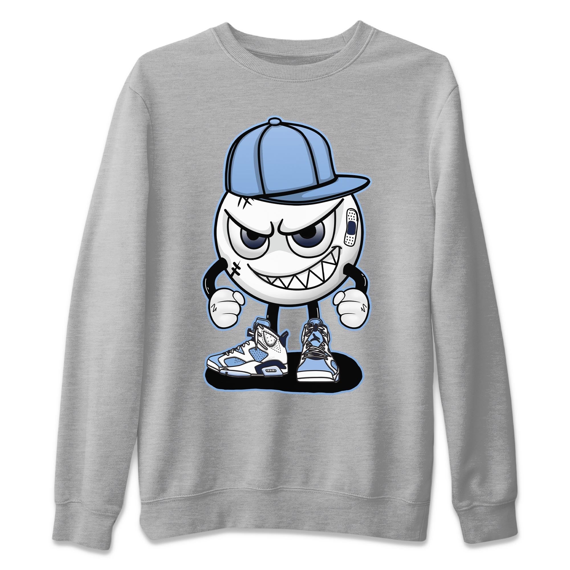 Jordan 6 UNC Sneaker Match Tees Mischief Emoji Sneaker Tees Jordan 6 UNC Sneaker Release Tees Unisex Shirts