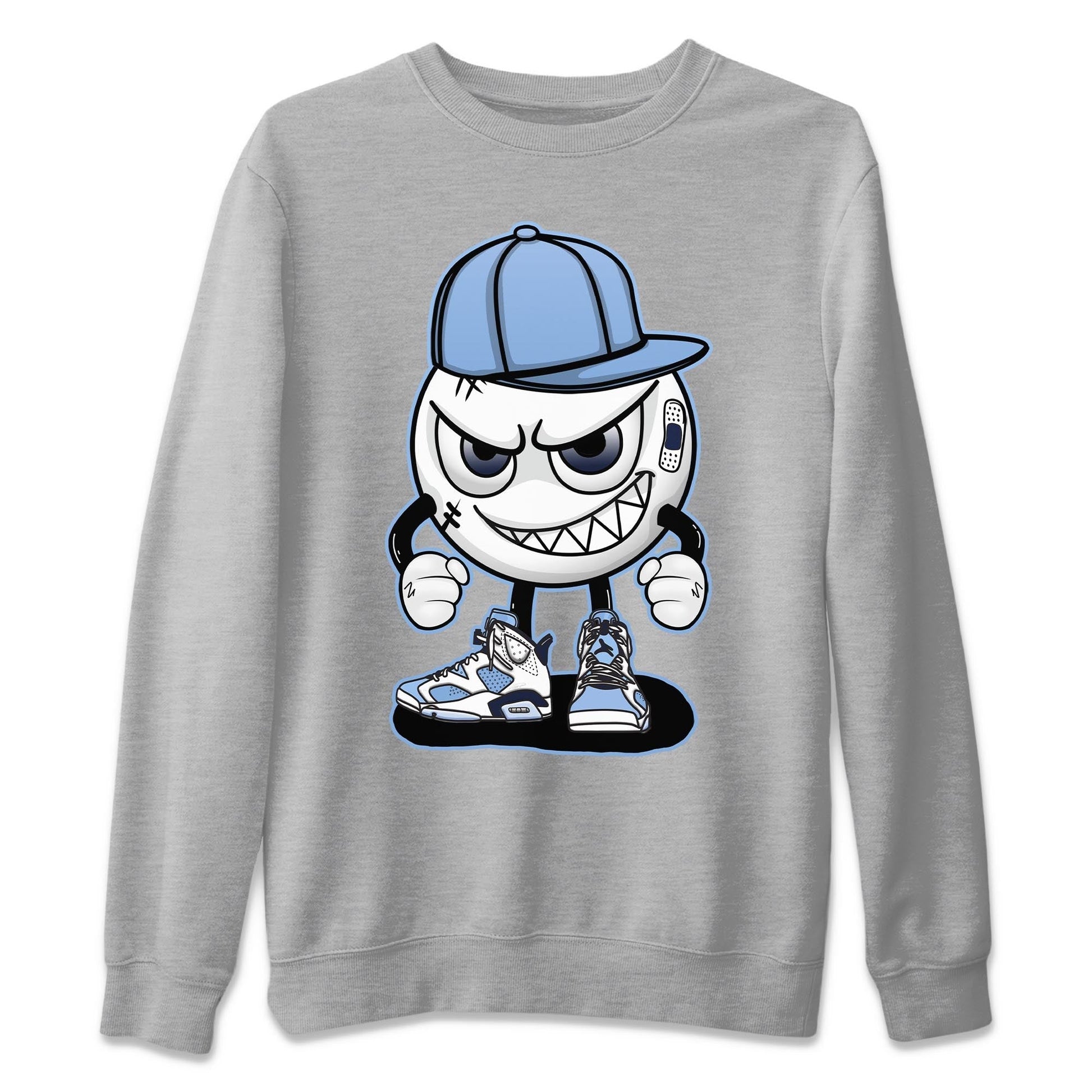 Jordan 6 UNC Sneaker Match Tees Mischief Emoji Sneaker Tees Jordan 6 UNC Sneaker Release Tees Unisex Shirts
