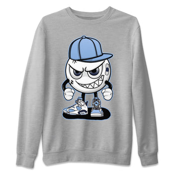 Jordan 6 UNC Sneaker Match Tees Mischief Emoji Sneaker Tees Jordan 6 UNC Sneaker Release Tees Unisex Shirts