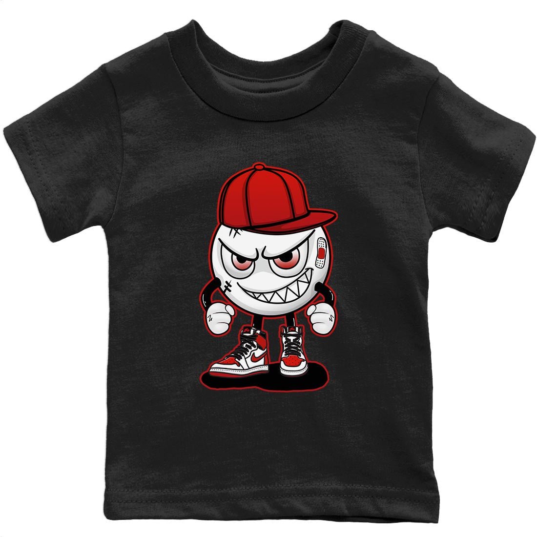 Jordan 1 Heritage Sneaker Match Tees Mischief Emoji Sneaker Tees Jordan 1 Heritage Sneaker Release Tees Kids Shirts