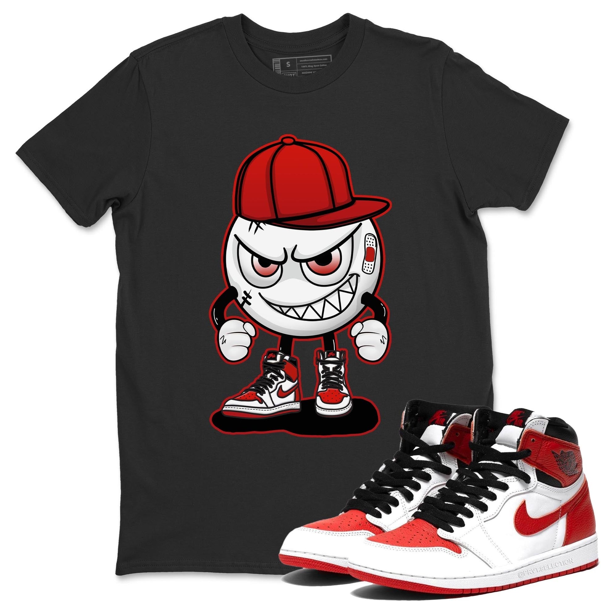 Jordan 1 Heritage Sneaker Match Tees Mischief Emoji Sneaker Tees Jordan 1 Heritage Sneaker Release Tees Unisex Shirts