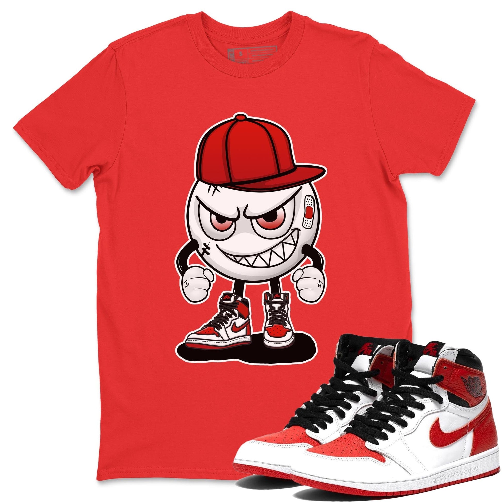 Jordan 1 Heritage Sneaker Match Tees Mischief Emoji Sneaker Tees Jordan 1 Heritage Sneaker Release Tees Unisex Shirts