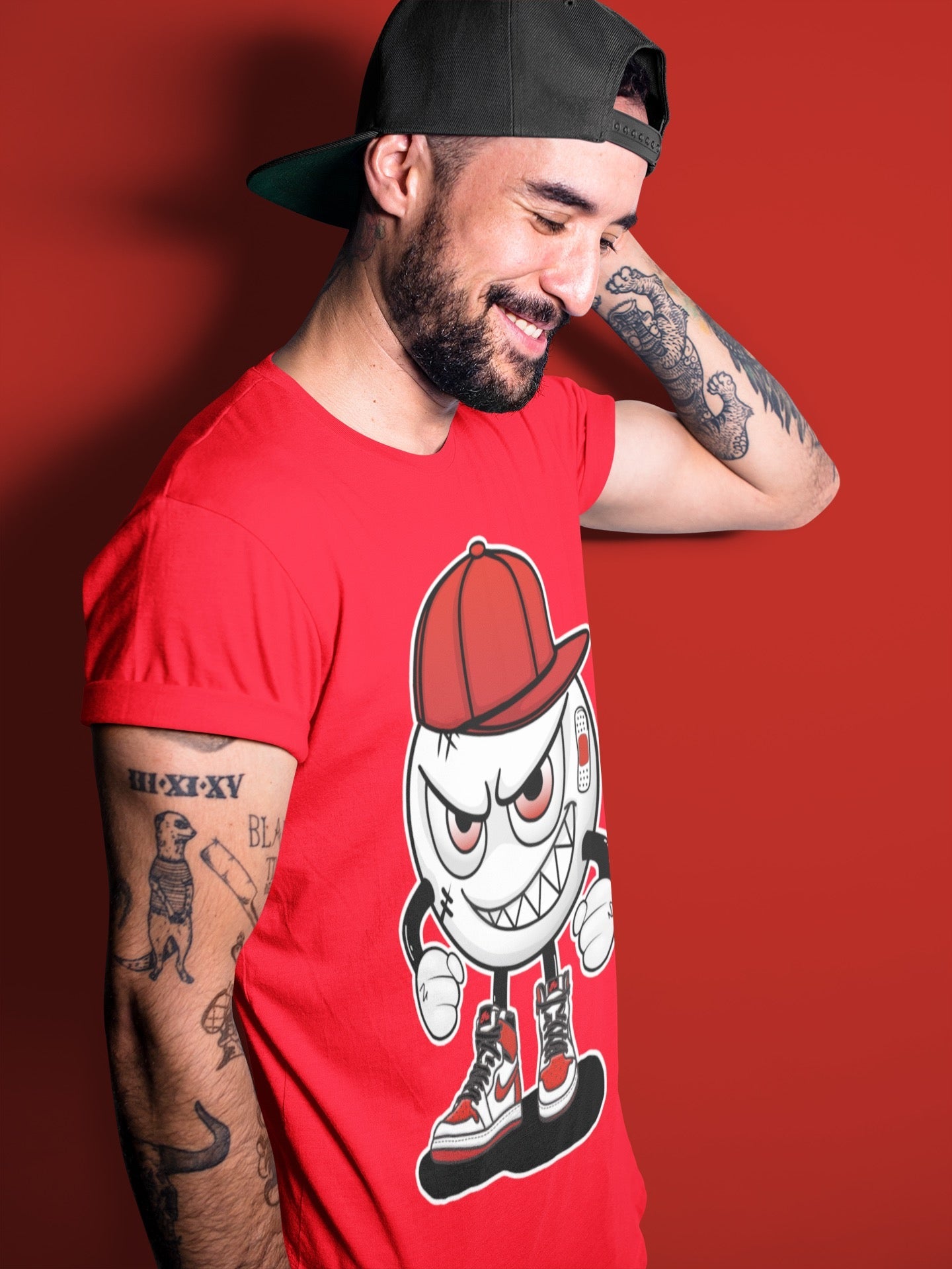 Jordan 1 Heritage Sneaker Match Tees Mischief Emoji Sneaker Tees Jordan 1 Heritage Sneaker Release Tees Unisex Shirts