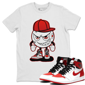 Jordan 1 Heritage Sneaker Match Tees Mischief Emoji Sneaker Tees Jordan 1 Heritage Sneaker Release Tees Unisex Shirts