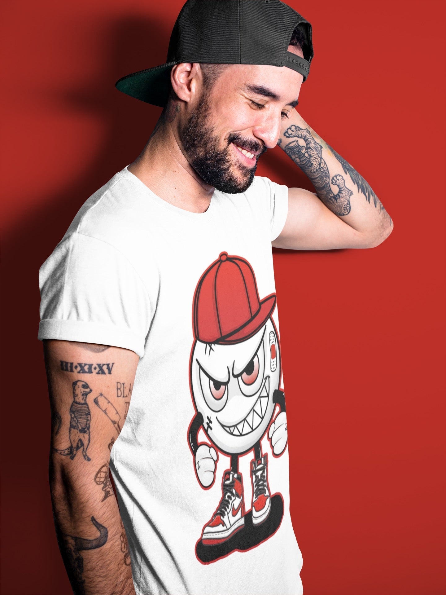 Jordan 1 Heritage Sneaker Match Tees Mischief Emoji Sneaker Tees Jordan 1 Heritage Sneaker Release Tees Unisex Shirts