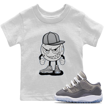 Jordan 11 Cool Grey Sneaker Match Tees Mischief Emoji Sneaker Tees Jordan 11 Cool Grey Sneaker Release Tees Kids Shirts