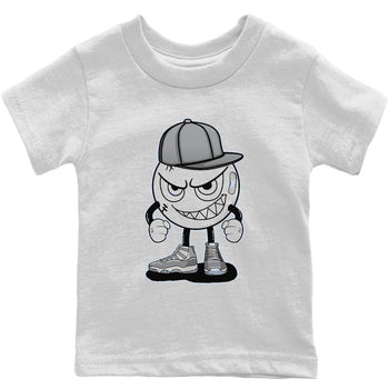 Jordan 11 Cool Grey Sneaker Match Tees Mischief Emoji Sneaker Tees Jordan 11 Cool Grey Sneaker Release Tees Kids Shirts