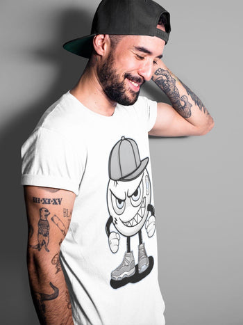 Jordan 11 Cool Grey Sneaker Match Tees Mischief Emoji Sneaker Tees Jordan 11 Cool Grey Sneaker Release Tees Unisex Shirts