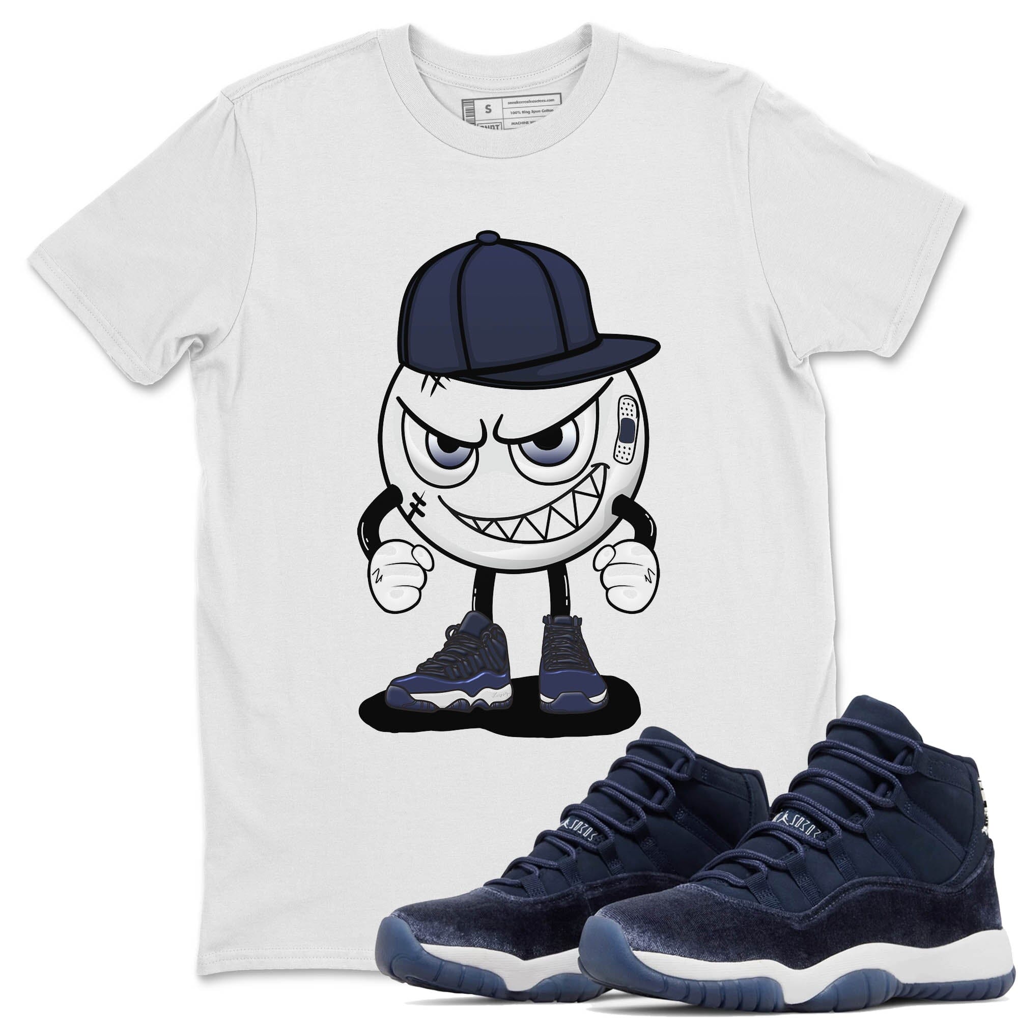 Jordan 11 Midnight Navy Sneaker Match Tees Mischief Emoji Sneaker Tees Jordan 11 Midnight Navy Sneaker Release Tees Unisex Shirts