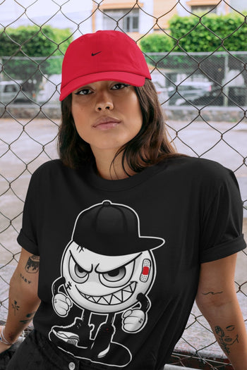 Jordan 12 Playoffs Sneaker Match Tees Mischief Emoji Sneaker Tees Jordan 12 Playoffs Sneaker Release Tees Unisex Shirts