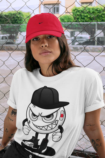 Jordan 12 Playoffs Sneaker Match Tees Mischief Emoji Sneaker Tees Jordan 12 Playoffs Sneaker Release Tees Unisex Shirts