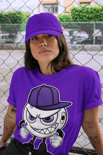 Jordan 13 Court Purple Sneaker Match Tees Mischief Emoji Sneaker Tees Jordan 13 Court Purple Sneaker Release Tees Unisex Shirts