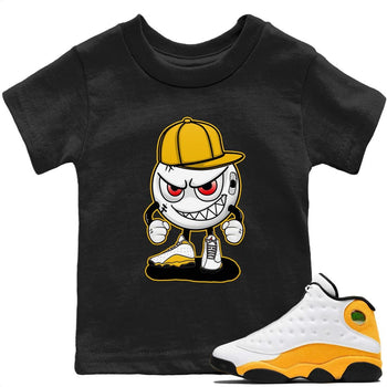Jordan 13 Del Sol Sneaker Match Tees Mischief Emoji Sneaker Tees Jordan 13 Del Sol Sneaker Release Tees Kids Shirts