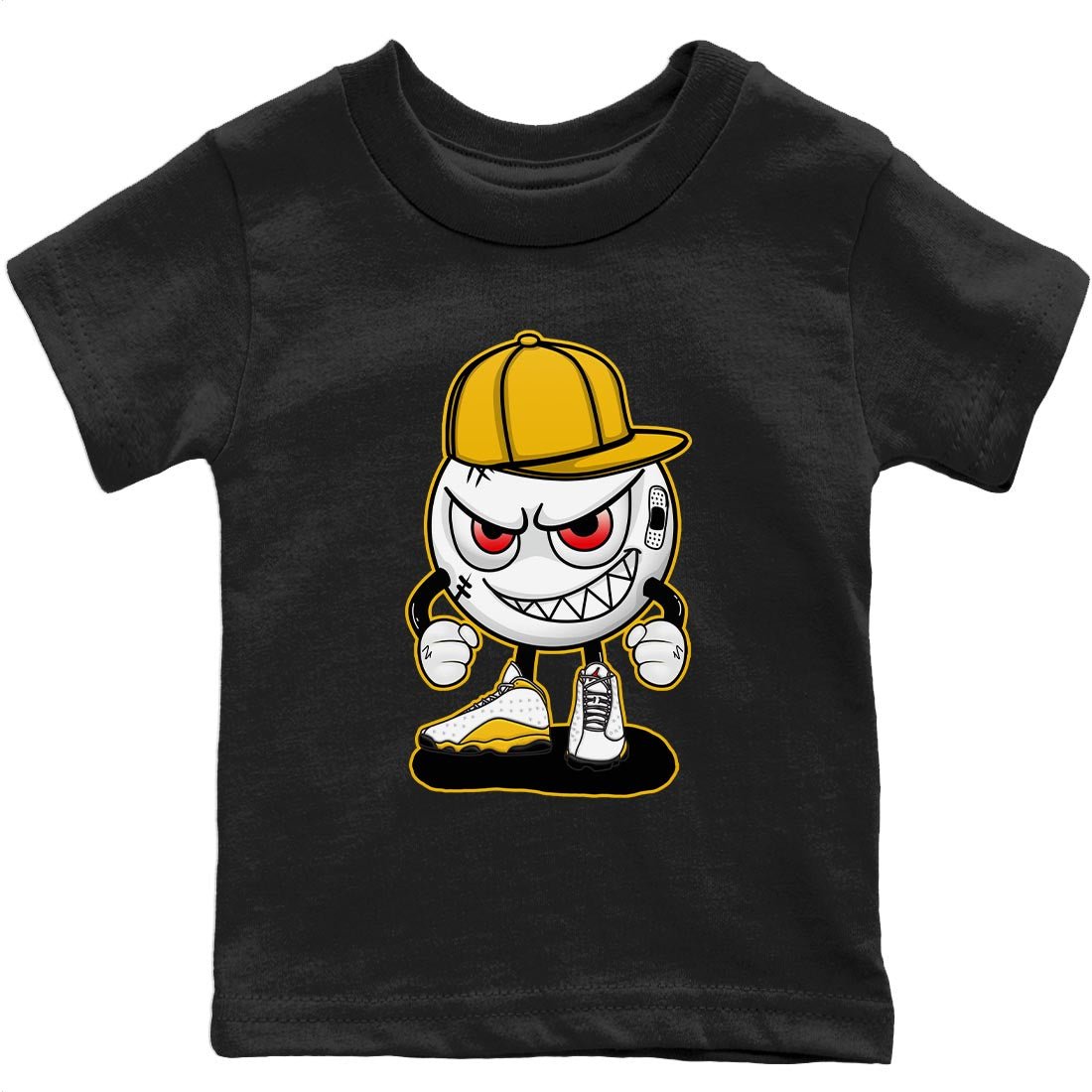 Jordan 13 Del Sol Sneaker Match Tees Mischief Emoji Sneaker Tees Jordan 13 Del Sol Sneaker Release Tees Kids Shirts