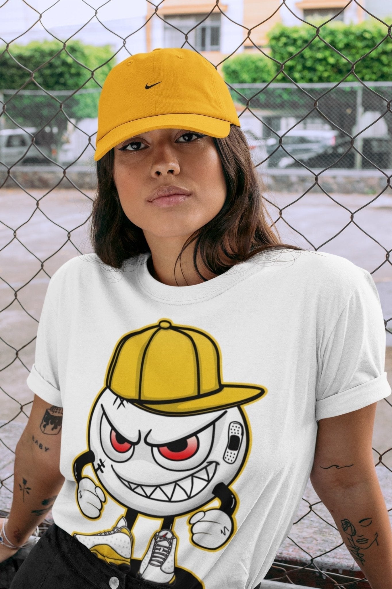 Jordan 13 Del Sol Sneaker Match Tees Mischief Emoji Sneaker Tees Jordan 13 Del Sol Sneaker Release Tees Unisex Shirts