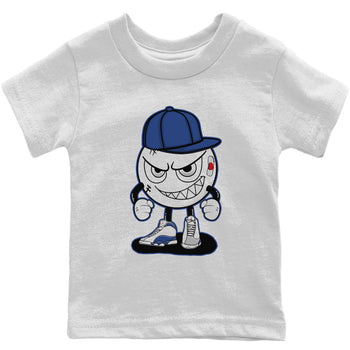 Jordan 13 French Blue Sneaker Match Tees Mischief Emoji Sneaker Tees Jordan 13 French Blue Sneaker Release Tees Kids Shirts