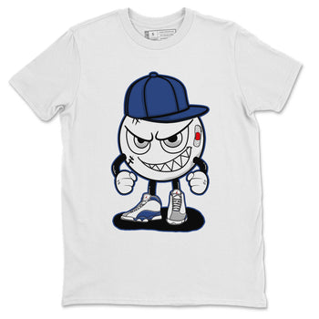 Jordan 13 French Blue Sneaker Match Tees Mischief Emoji Sneaker Tees Jordan 13 French Blue Sneaker Release Tees Unisex Shirts