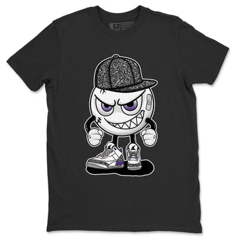 Jordan 3 Dark Iris Sneaker Match Tees Mischief Emoji Sneaker Tees Jordan 3 Dark Iris Sneaker Release Tees Unisex Shirts