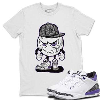 Jordan 3 Dark Iris Sneaker Match Tees Mischief Emoji Sneaker Tees Jordan 3 Dark Iris Sneaker Release Tees Unisex Shirts