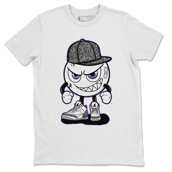 Jordan 3 Dark Iris Sneaker Match Tees Mischief Emoji Sneaker Tees Jordan 3 Dark Iris Sneaker Release Tees Unisex Shirts