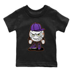 Jordan 4 Canyon Purple Sneaker Match Tees Mischief Emoji Sneaker Tees Jordan 4 Canyon Purple Sneaker Release Tees Kids Shirts