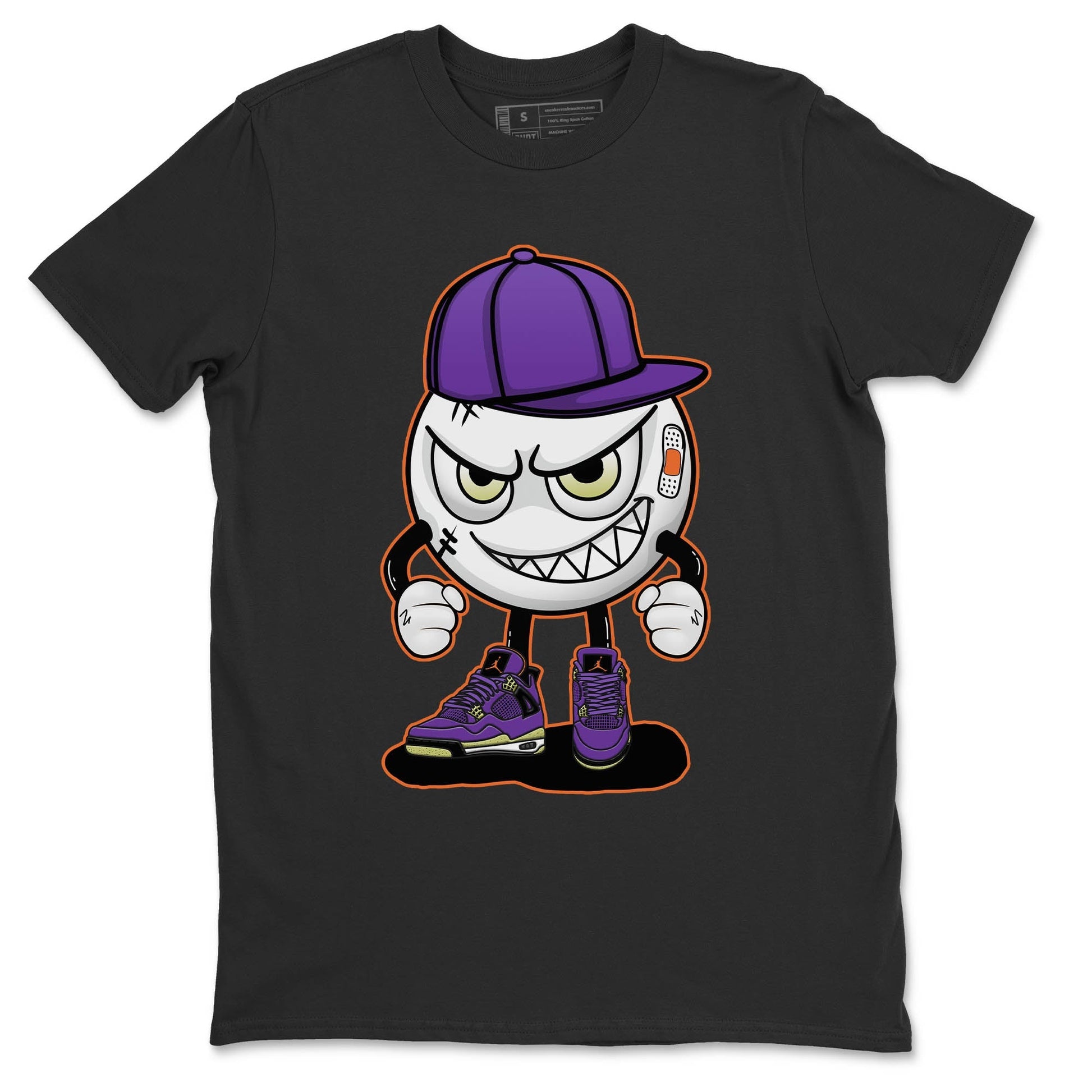 Jordan 4 Canyon Purple Sneaker Match Tees Mischief Emoji Sneaker Tees Jordan 4 Canyon Purple Sneaker Release Tees Unisex Shirts