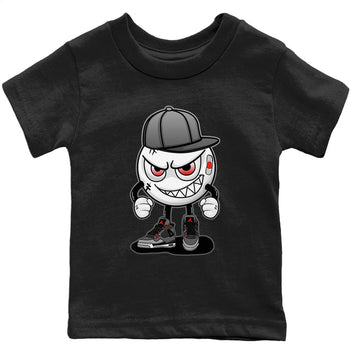 Jordan 4 Infrared Sneaker Match Tees Mischief Emoji Sneaker Tees Jordan 4 Infrared Sneaker Release Tees Kids Shirts