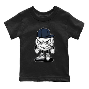 Jordan 4 Midnight Navy Sneaker Match Tees Mischief Emoji Sneaker Tees Jordan 4 Midnight Navy Sneaker Release Tees Kids Shirts