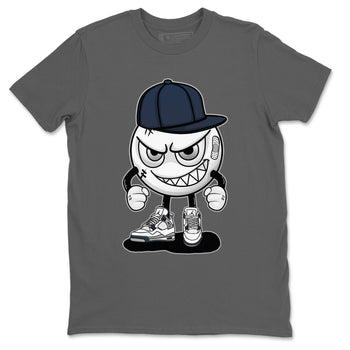 Jordan 4 Midnight Navy Sneaker Match Tees Mischief Emoji Sneaker Tees Jordan 4 Midnight Navy Sneaker Release Tees Unisex Shirts