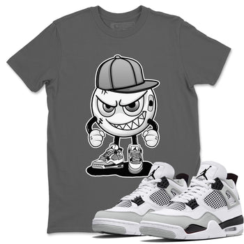 Jordan 4 Military Black Sneaker Match Tees Mischief Emoji Sneaker Tees Jordan 4 Military Black Sneaker Release Tees Unisex Shirts